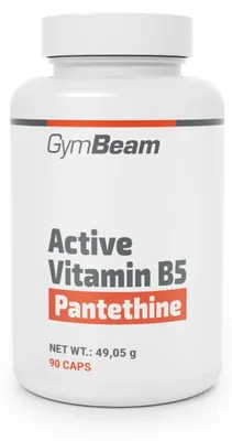 Produktbild von GymBeam - Aktives Vitamin B5 (Pantethin), 90 Kapseln