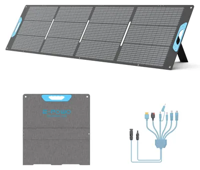 Image de Panneau solaire portable pliable - 220 W - Étanche IP67 - Idéal pour le camping et les camping-cars