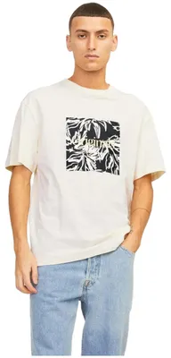 Image de T-shirt Jack&Jones 12250436-BUTTERCREAM pour Homme