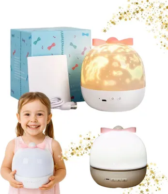 Zdjęcie produktu dla Lampka nocna dla dziecka do pokoju projektor gwiazd ozdoba dekoracja