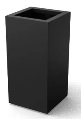 Productafbeelding van Artus rechthoekige Aluminium plantenbakken 400 x 400 x 1000 mm Geroba