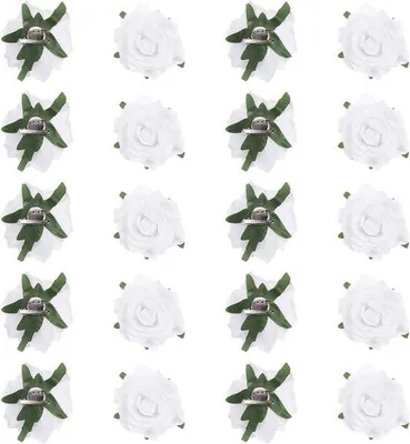 Produktbild von Haarspangen mit Rosenblüten - Damenhaaraccessoires