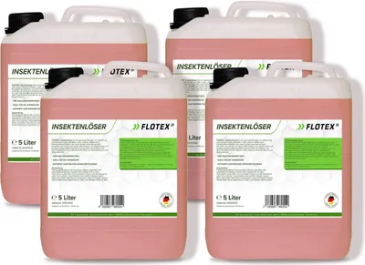 Produktbild von Flotex Insektenlöser, 4 x 5L Insektenreiniger Insektenentferner