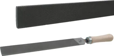 Produktbild von NAJDER, Flachfeile 300mm Hieb 1 (Grob), HASE-Schnellarbeitsstahl HSS, Metallfeile, Bastard, Entgraten, Werkstatt, Profi, robust