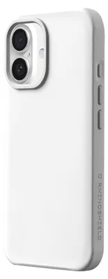 Image de Rhinoshield, coque SolidX pour iPhone 16 Plus, compatible avec la recharge sans fil, blanche