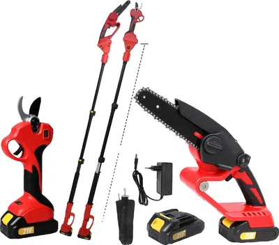 Zdjęcie produktu dla teleskopowa elektryczna pilarka łańcuchowa 3 w 1, moc 3500 W, długość cięcia 15 cm, prędkość obrotowa silnika 0-20000 obr