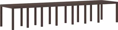 Immagine prodotto di Tavolo da Giardino Marrone 400 x 100 x 73 cm polyrattan