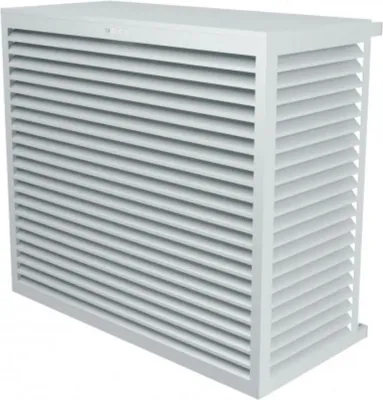Produktbild von DECOCLIM Aluminium Schutzgehäuse RAL7035 Größe XL, Innenmaße: H 1200 x W 1310 x D 650-800 mm (Tiefe anpassbar)