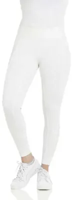 Image de Equitheme : Pantalon de randonnée en silicone pour femmes, blanc, taille 40. Femme, blanc, taille 40