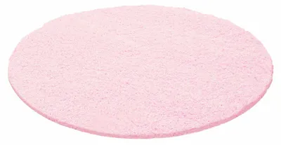 Produktbild von Hochflor Teppich Lux rund, Farbe: Rosa, Größe:200 cm rund