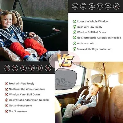 Productafbeelding van Famanu zonnebescherming voor auto's - Premium kwaliteit, 2 stuks
