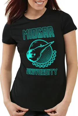 Produktbild von style3 Midgar University Damen T-Shirt final 7 chocobo sephiroth, Größe:XS