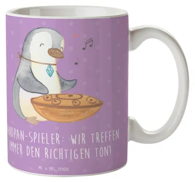 Produktbild von Mr. & Mrs. Panda Tasse Handpan Spieler - Lavendeltraum - Geschenk, Musik, Instrument, Musiker, Harmonie, Klangschalen, Trinkbecher, Kaffeebecher, Musikalisches, Lernen