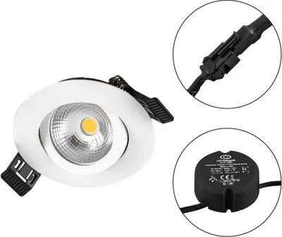 Image de Luminaire encastré LED 230 V 830, st., š - Downlight/spot/projecteur S060102