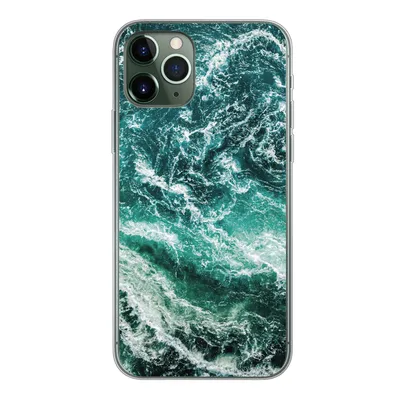 Produktbild von MuchoWow® Handyhülle Schutzhülle Hülle für iPhone 11 Pro Marmor - Gemustert - Natursteine Silikon Softcase Handy Hülle - Handy