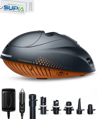 Obrázok produktu pre Elektrické čerpadlo na nafukovanie paddleboardov – 16 PSI vysoký tlak, nabíjateľné, dvojstupňové nafukovanie a automatické vypnutie