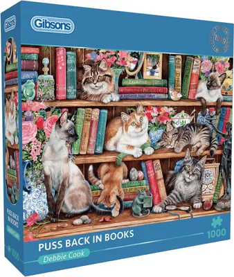 Zdjęcie produktu dla Gibsons Puss Back in Books, 1000 szt.