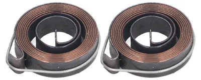 Produktbild von 2 Stück Bohrmaschinenfedern, Pinolenvorschub-Rücklauffeder, 0,8 x 10 Doppelhaken, 37 mm Außendurchmesser