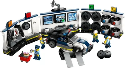 Zdjęcie produktu dla LEGO City Policyjny warsztat tuningowy, Zestaw do budowania, 6 lat(a), Plastik, 489 szt., 844 g