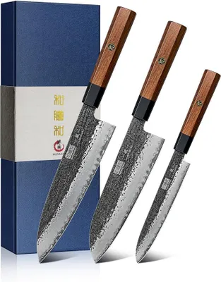Imagen del producto de Messerset: Juego de cuchillos de cocina japoneses profesionales