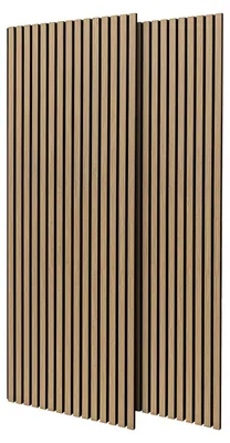 Immagine prodotto di Mozart - Set di 2 pannelli fonoassorbenti decorativi in legno 235x60 cm, beige