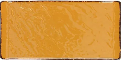 Produktbild von Servierteller / Servierplatte VULCANIA aus Porzellan, gelb, 30 x 15 cm