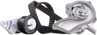 Produktbild von RIDEX 3096W0068 Zahnriemensatz + Wasserpumpe für FORD Fiesta Mk5 Schrägheck (JH1, JD1, JH3, JD3) Focus II Schrägheck (DA, HCP, DP) Focus II Kombi