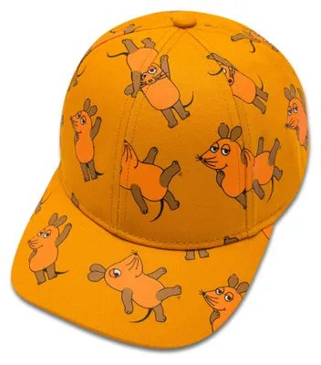 Productafbeelding van Koaa baseballpet "All Over", muisprint, oranje, maat 3-8 jaar