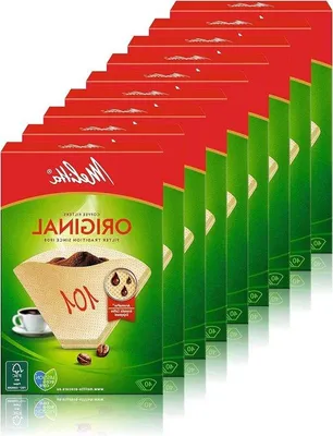 Produktbild von Famanu Filtertüten 101 Aromapor Papier Naturbraun - 360 Stück Kaffeefilterpapier