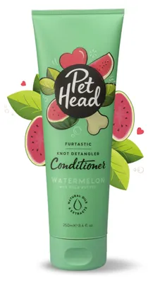 Produktbild von Pet Head Furtastic Conditioner für Hunde, Wassermelonenduft, 250ml, pH-neutral, vegan