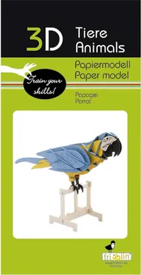 Image de 3D Animaux Modèle en papier - Perroquet