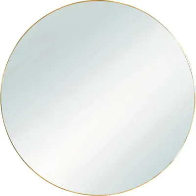 Productafbeelding van Spiegel Esra, goudkleurig metaal, diameter 50 cm