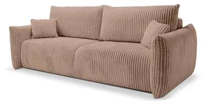 Zdjęcie produktu dla Sofa narożne z funkcją spania, model Alloro, w jasnym kolorze