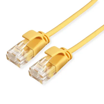 Obrázok produktu pre ROLINE GREEN UTP Patchcable Cat.6A (Class EA), LSOH, slim, gelb, 3 m