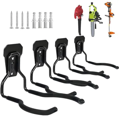 Produktbild von Schwere Gartenwerkzeughaken - Garagenlagerhaken (4 Stück)