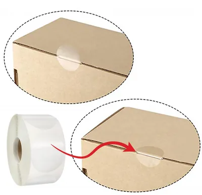 Transparente Klebepunkte, 4000 Stück, 3 cm, selbstklebend