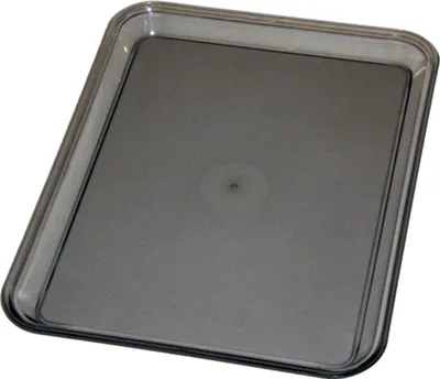 Produktbild von Graef 0000011 Auffang-Tablett für Allesschneider, Kunststoff, 18 x 24 cm, rauchtopas/semi-transparent