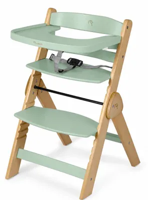 Immagine prodotto di Nukido 702003, seggiolone da tavolo in legno modello Timo, dimensioni 45 x 40 x 78 cm, colore marrone-verde