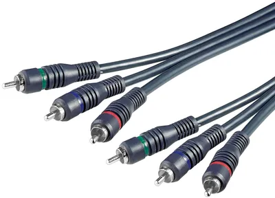 Produktbild von Wentronic AVK 607-200 2.0m, 3 x RCA, 3 x RCA