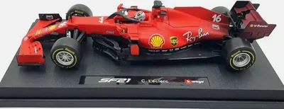 Produktbild von FERRARI F1 SF21 Team Scuderia #16 C.LECLERC, BUR16809SA, Maßstab1/18, BURAGO