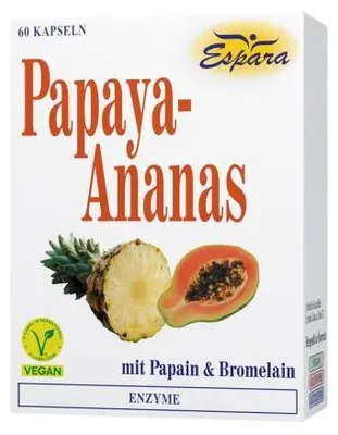 Produktbild von Papaya-Ananas Kapseln 60 St