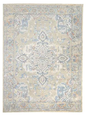 Produktbild von Waschbarer Teppich - Nova Medaillon Grün