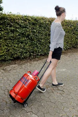 Productafbeelding van Famanu Mini-vouwwagen – draagvermogen 45 kg – in hoogte verstelbaar