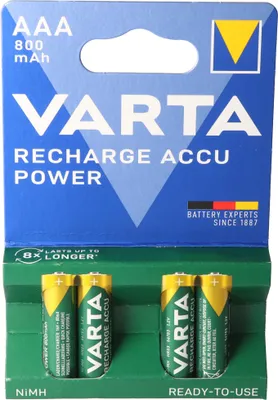 Produktbild von VARTA Ready2use Akku Micro/AAA 56703 800mAh 4er Pack 4008496550616