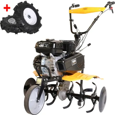 Produktbild von TEXAS Gartenfräse Motorhacke Bodenhacke Bodenfräse Pflug Benzin Profi FX815TG
