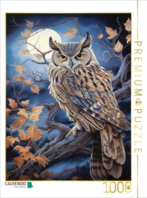 Produktbild von CALVENDO Puzzle Uhu | 1000 Teile Lege-Größe 64x48cm Foto-Puzzle für glückliche Stunden
