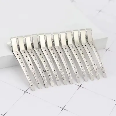 Zdjęcie produktu dla Spinki do włosów - spinki do włosów - spinki fryzjerskie - spinki do włosów - zestaw 12 sztuk - 9 cm - ozdoby do włosów - spinki do włosów - szpilki do włosów - metal - CHPN