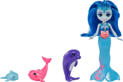 Zdjęcie produktu dla Enchantimals Zestaw rodzina Dorinda Dolphin lalka i zwierzątka