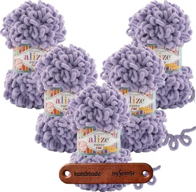 Produktbild von 5 x ALIZE Puffy Fine 166 mit Label