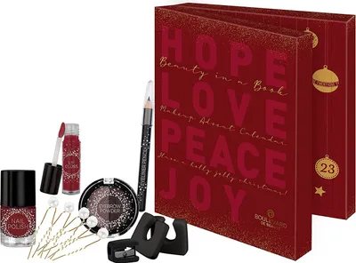 Produktbild von Boulevard de Beauté - Kosmetik-Adventskalender, Beauty in a Book, 24 Make-Up Überraschungen